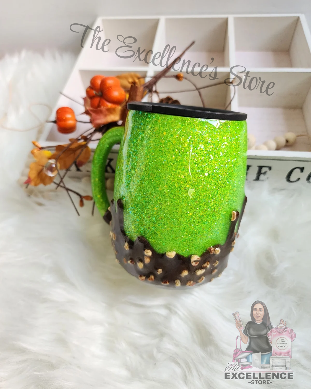 14 oz Candy Apple Mug