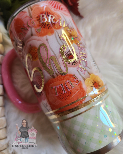 She is strong brave fierce full 16oz mug The Excellence's Store