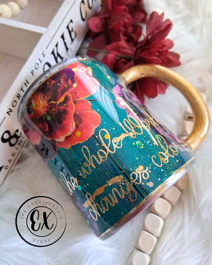 10oz Floral Mug The Excellence's Store