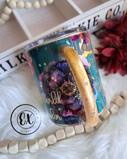 10oz Floral Mug The Excellence's Store