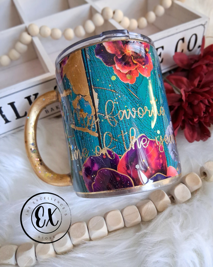 10oz Floral Mug The Excellence's Store