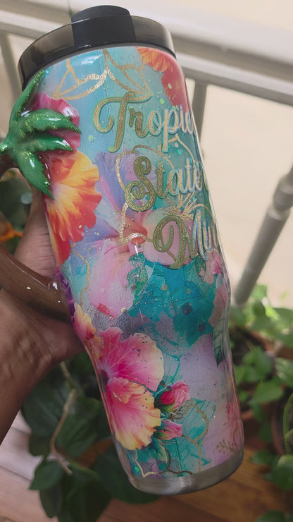 Tropical State of Mind w/Palm Tree Handle