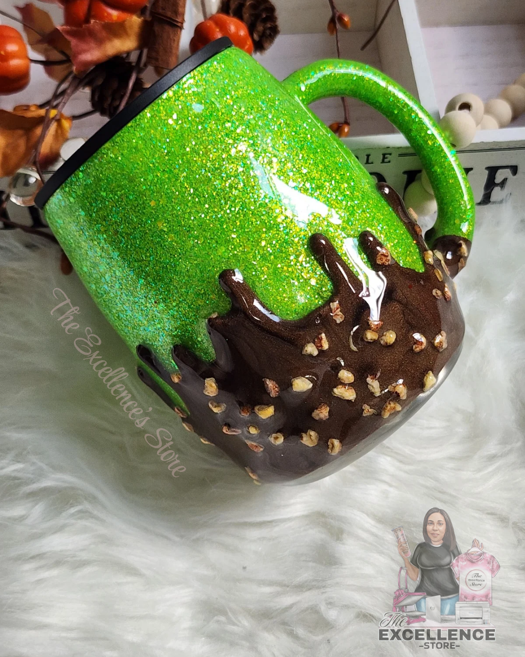 14 oz Candy Apple Mug