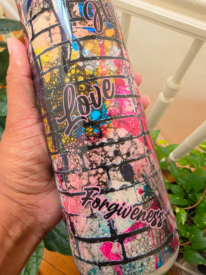20oz Graffiti Tumbler "REPRESENT" The Excellence's Store