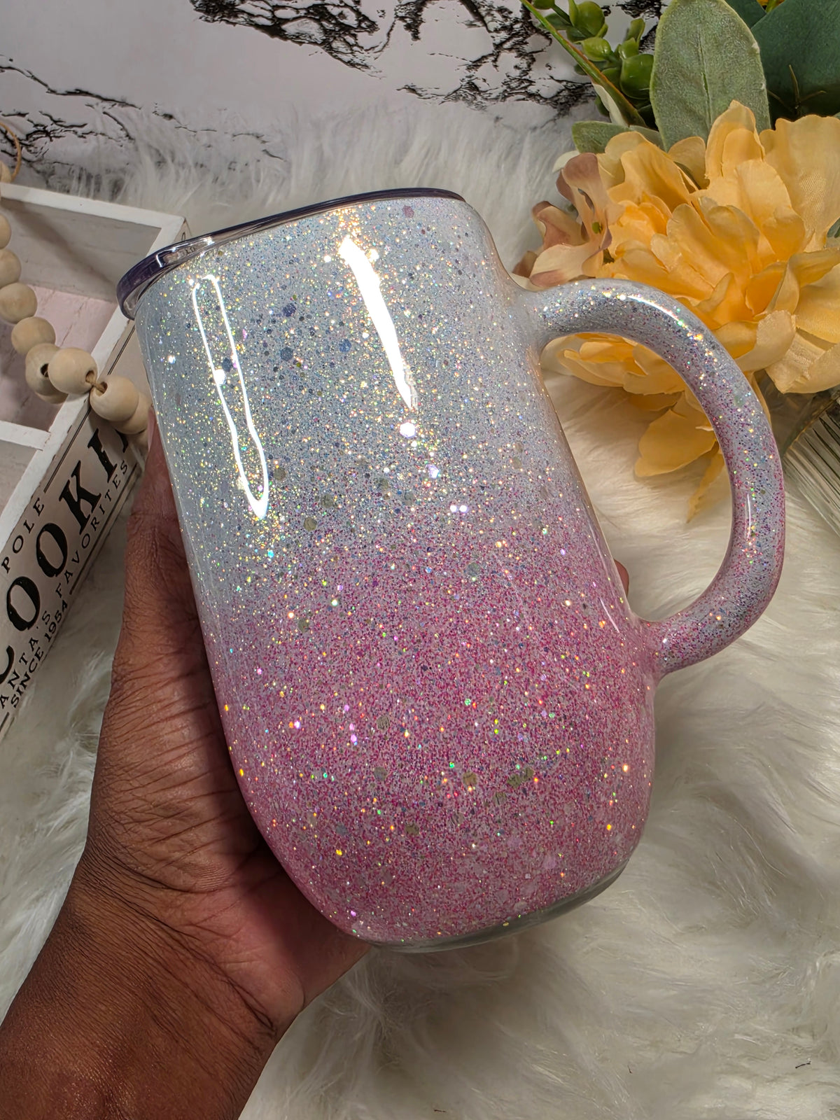 16oz Custom Pink & White Book Lover Stemmy Tumbler | Lost in a book please do not disturb The Excellence's Store