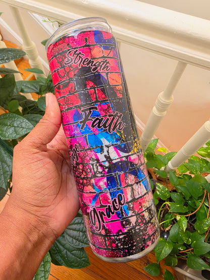 20oz Graffiti Tumbler "REPRESENT" The Excellence's Store