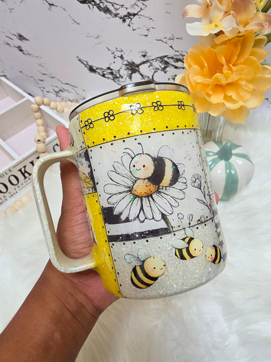Honeycomb Patchwork Mug The Excellence's Store
