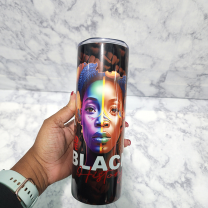 Black History Month Tumbler The Excellence's Store